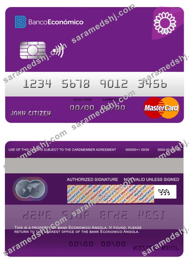 Angola  Economio bank mastercard
